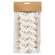 12 Set - Wooden Leaf Sprig Heart Clips