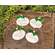 Wooden Oval Floral Love Tag - 4 Asstd.