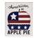 American As Apple Pie Wooden Block Sign
