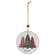 Season's Greetings Plaid Woodland Round Ornament, 2 Asstd. 38878;