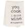 You Cook I Drink Wine Dish Towel 54123;