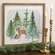 Snowy Woodland Deer Dimensional Frame 60522;