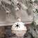 Gleaming Distressed White Metal Snowflake Jingle Bell, 5" x 7.25" 60532;
