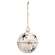 Gleaming Distressed White Metal Snowflake Jingle Bell, 5" x 7.25" 60532;
