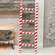 Distressed Wooden Candy Cane Stripe Ladder, 29"H 60538;