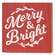 Merry Bright Rustic Wood Box Sign 65192;