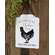 Welcome To The Chicken Coop Metal Hanging Sign