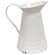 Shabby Chic White Metal Water Pitcher 70187;