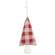 Red & Gray Buffalo Check Fabric Christmas Tree Ornament 7.5" CS38194;