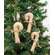 Christmas Stripe Fabric Candy Cane Ornaments, 3 Asstd.