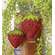 Large Beaded Felt Strawberry Ornament