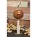 Primitive Mossy Top Pumpkin on Pedestal - 19.5"H