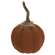 Stuffed Mossy Top Round Orange Pumpkin - 6" Dia.