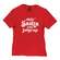 Only Santa Can Judge Me T-Shirt - Red L180XXL;