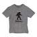 Believe Santa Bigfoot T-Shirt - Heather Graphite L181;