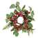 Shimmering Holly Pine & Berries Candle Ring, 2" SA112608;
