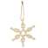 Wood Bead Snowflake Ornament, 2 Asstd. 35670;