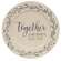 Home Sweet Home Floral Band Plates, 3 Asstd.