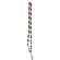 Red, White and Blue Bead Garland with Tassels
