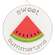 One in a Melon Round Easel Sign, 3 Asstd.