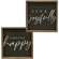 Choose Happy Chalkboard Look Frame, 2 Asstd.
