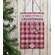 Buffalo Check Metal Christmas Countdown Calendar