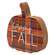 Fall Sweet Fall Plaid Pumpkin Chunky Sitter, 3 Asstd.