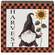 Fall Gnome Checkered Box Sign, 3 Asstd.