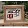 Comfy & Cozy Dimensional Framed Sign