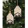 Let Us Adore Him Silhouette Wooden Tag Ornament, 2 Asstd.