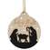 Christmas Blessings Silhouette Bulb Ornament, 2 Asstd.