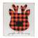 Jingle All the Way Plaid Reindeer Block