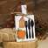 Silverware and Pumpkin Eat Cutting Board Sign Ornament
