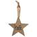3/Set, Faith, Love, Joy Primitive Star Ornaments