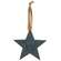 3/Set, Faith, Love, Joy Primitive Star Ornaments