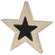 2/Set, Black & White Cutout Stars