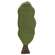 Distressed Carved Wood Poplar Tree Sitter