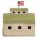 Distressed Carved Wood Americana Barn