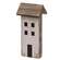 Distressed Gray Wooden Primitive House Sitter - 3 Asstd.