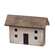 Distressed Gray Wooden Primitive House Sitter - 3 Asstd.