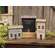 Home Sentiment Primitive Wooden House Sitter - 3 Asstd.