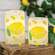 Be Happy Lemon Timer Pillar 3" x 4" 85000;