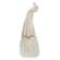Med Sitting Plush Ivory Gnome w/Ribbed Hat ADC3042;