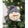 Gray Snowman Ornament