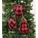 Buffalo Check Heart Ornament