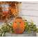 Primitive Orange Pumpkin Face