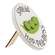 Spread Hap-pea-ness Mini Round Easel Sign, 2 Asstd.