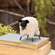 Stuffed Standing Primitive Jingle Bell Sheep - 3.5"H