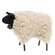 Stuffed Standing Primitive Jingle Bell Sheep - 3.5"H