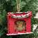 Snowy Winter Wooden Fireplace Ornament LS142505;